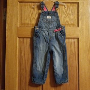 Oshkosh bgosh flannel lined overalls (BIBS)